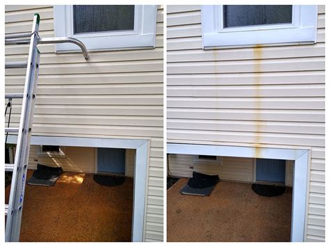 how to remove rust water stains from siding